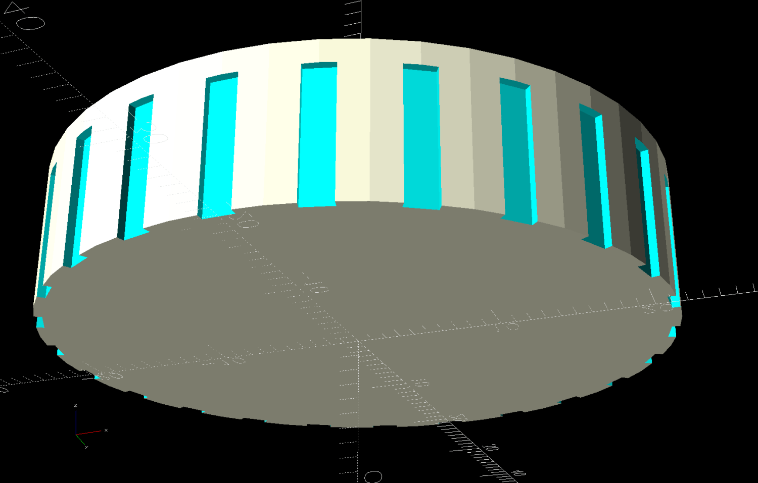 Bottle cap reinforcement - lid solid model