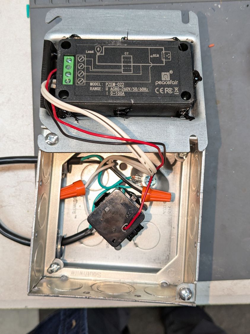 AC Power Meter - interior