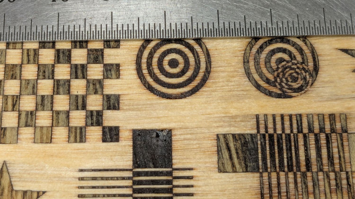 Marquetry test - detail 1