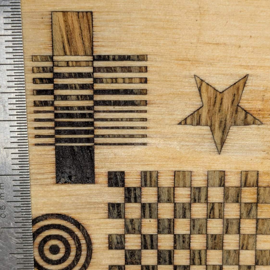 Marquetry test - detail 2