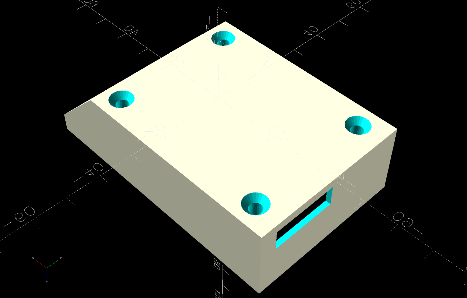 Ortur Rotary Belt Cover - exterior - solid model