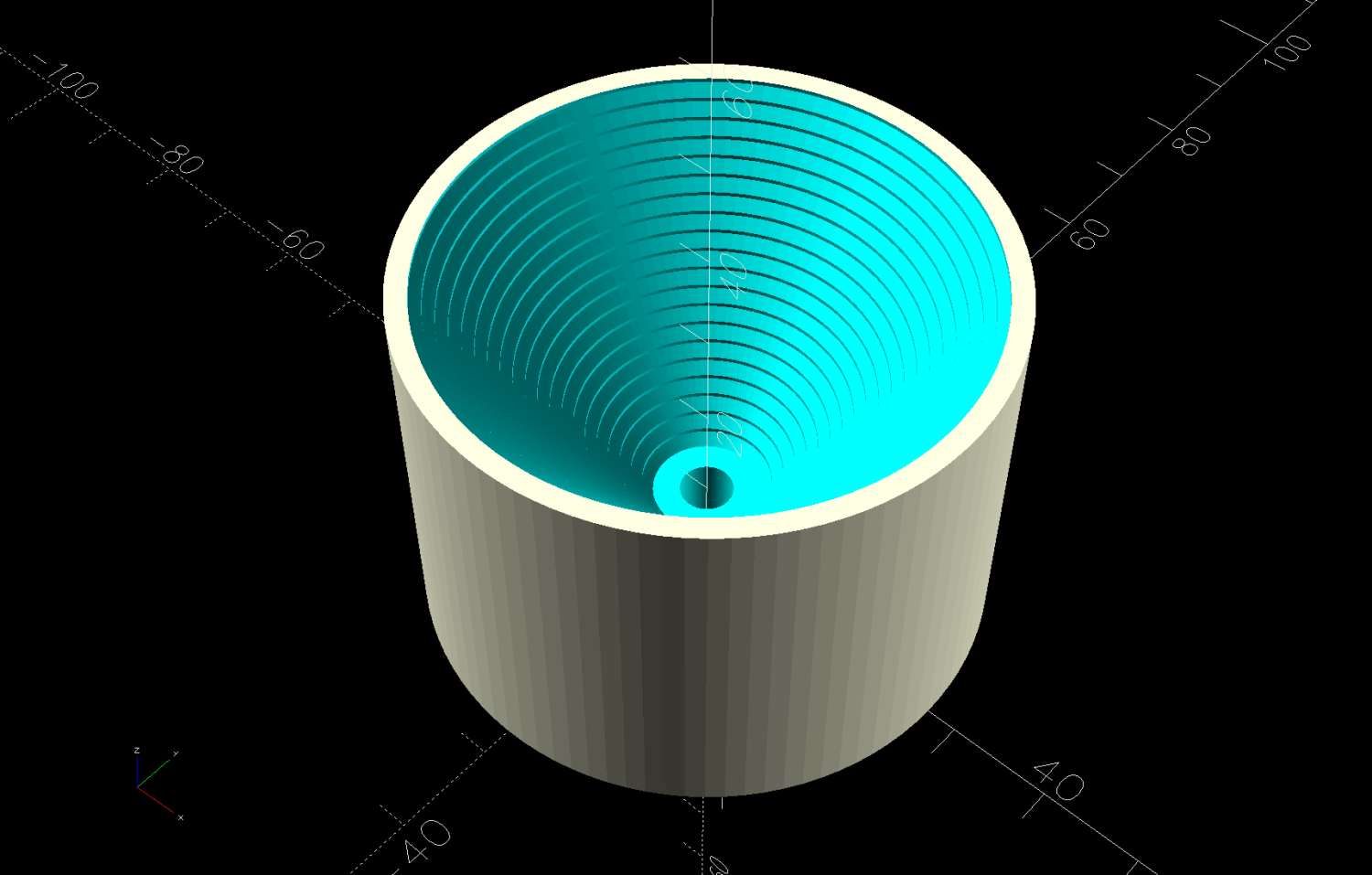 Ortur Rotary Conical Centers - cup