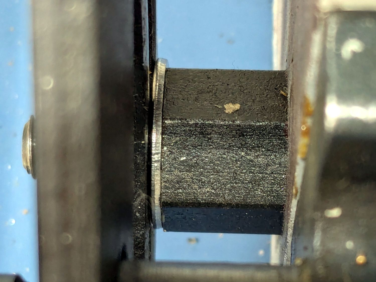 Mini-lathe change gear banjo - shim detail