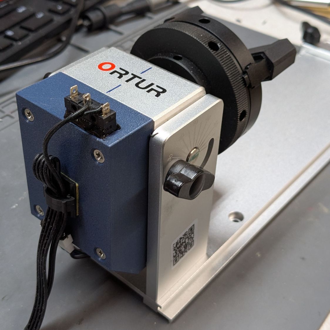 Ortur Chuck Rotary home switch - installed