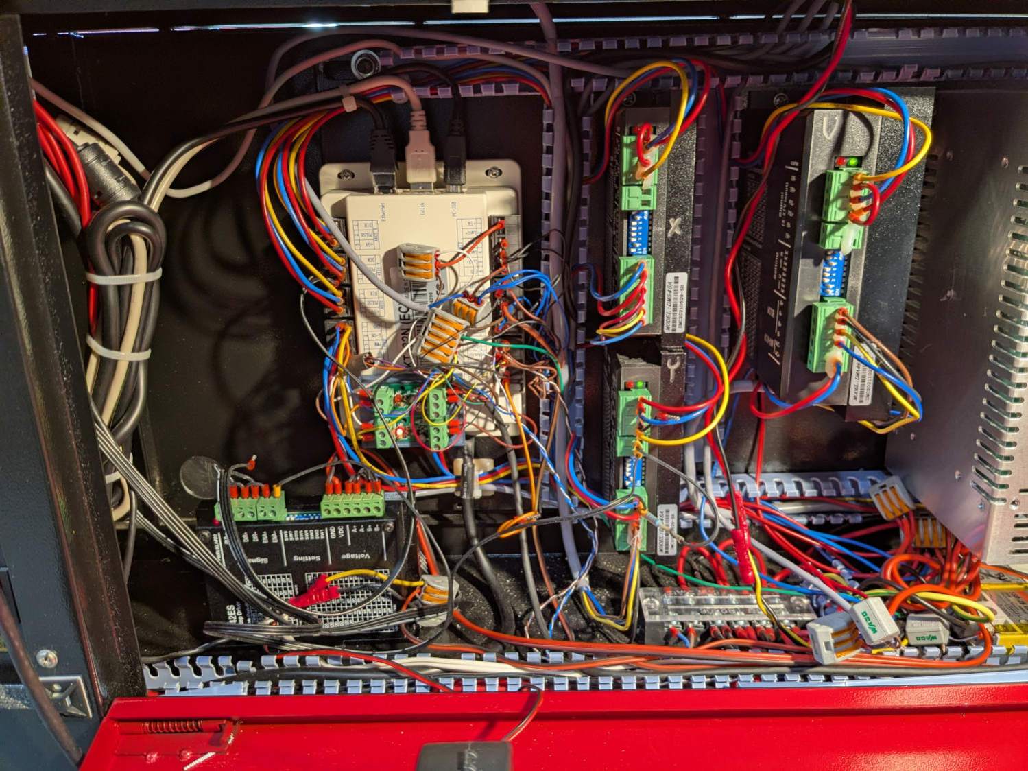 Laser Rotary - electronics bay