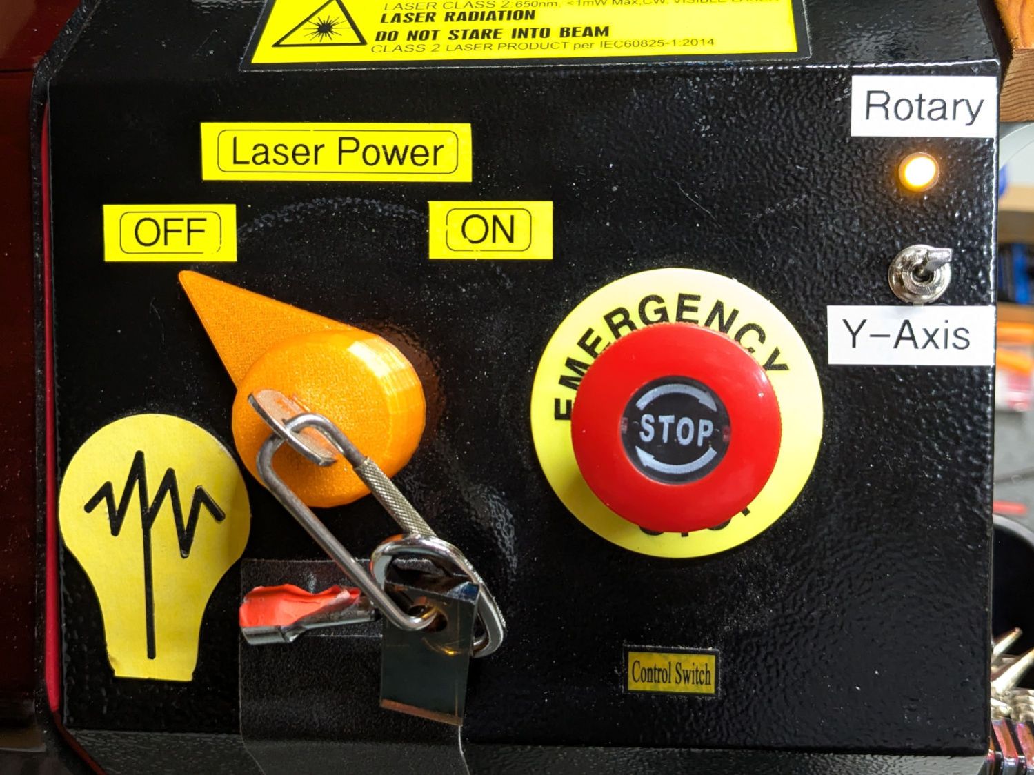 Laser Rotary - control switch