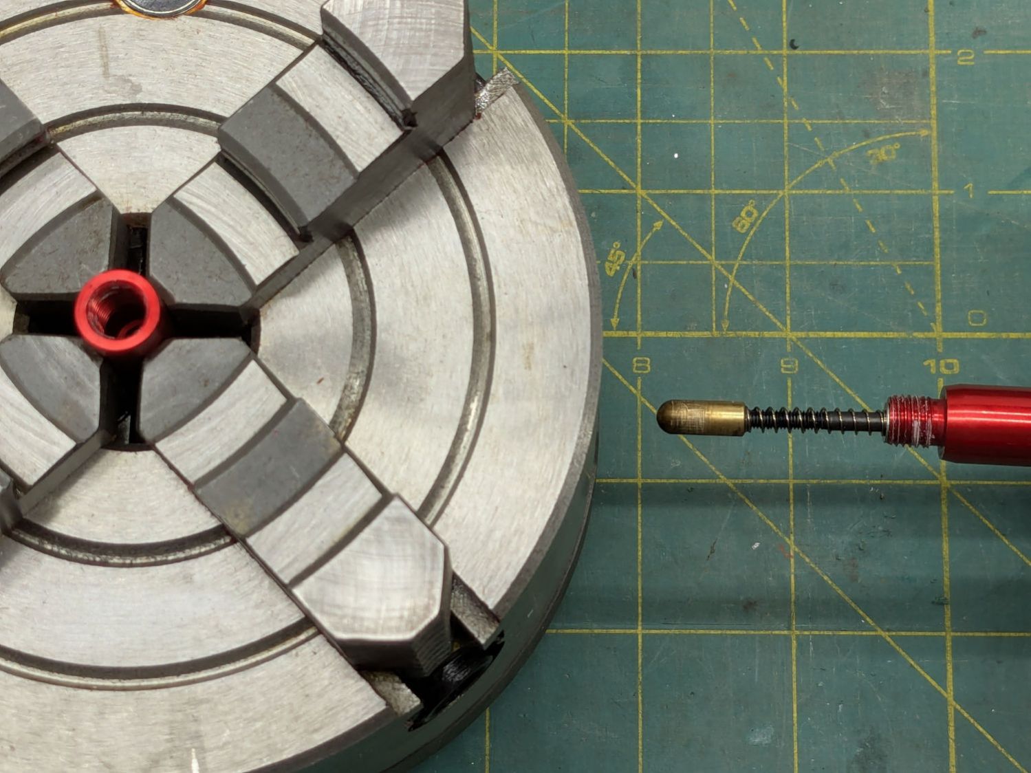 OMTech focus pen - nose unscrewed