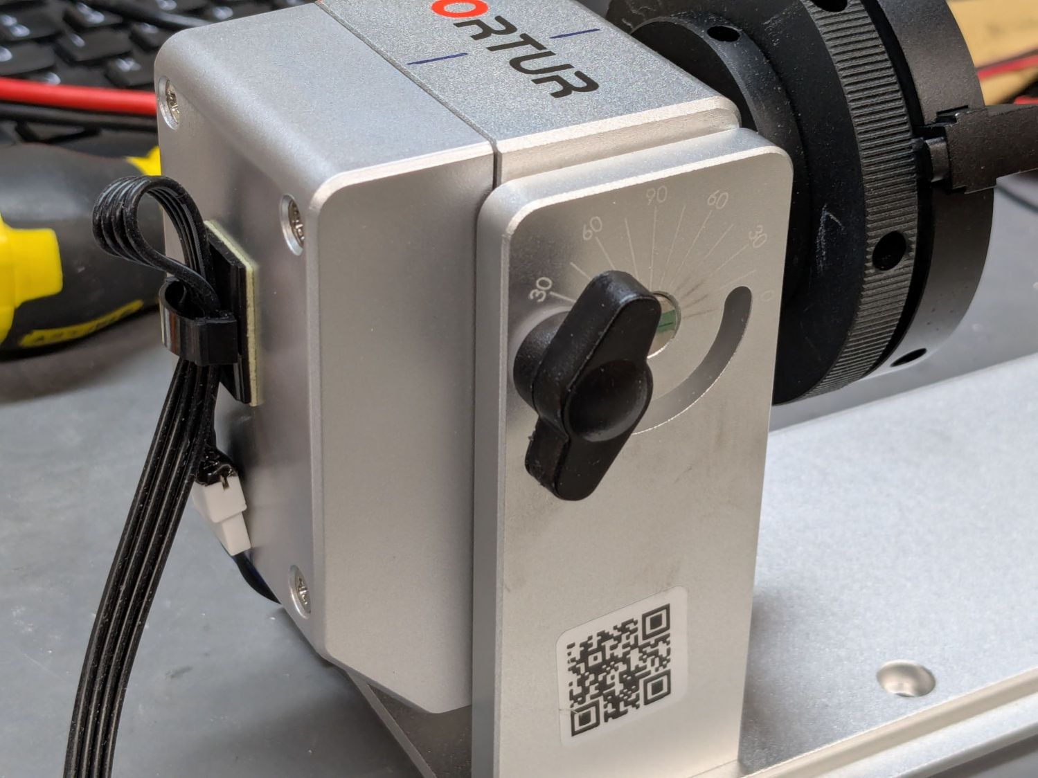 Ortur Chuck Rotary - cable clip