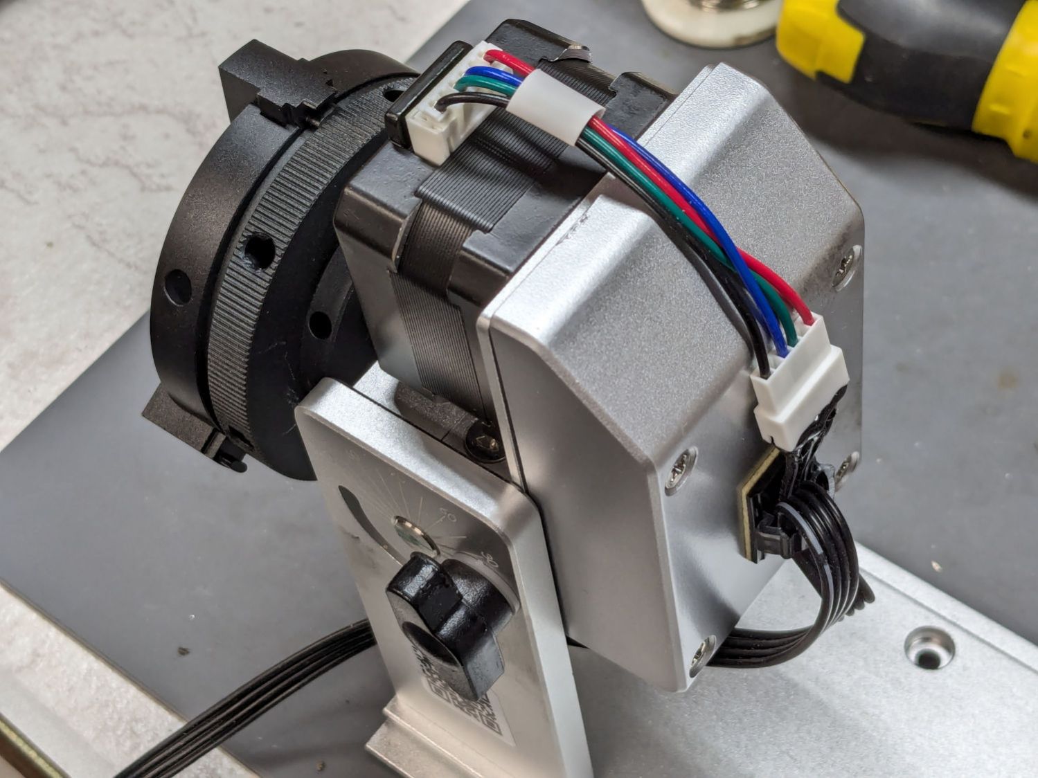 Ortur Chuck Rotary - cable routing