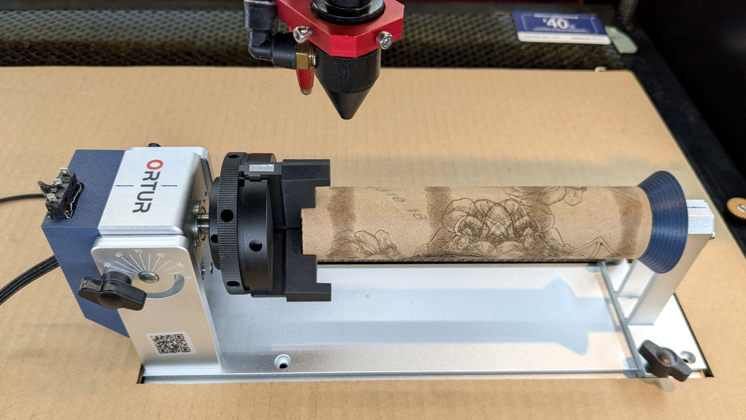 Ortur Chuck Rotary home switch - jaw position