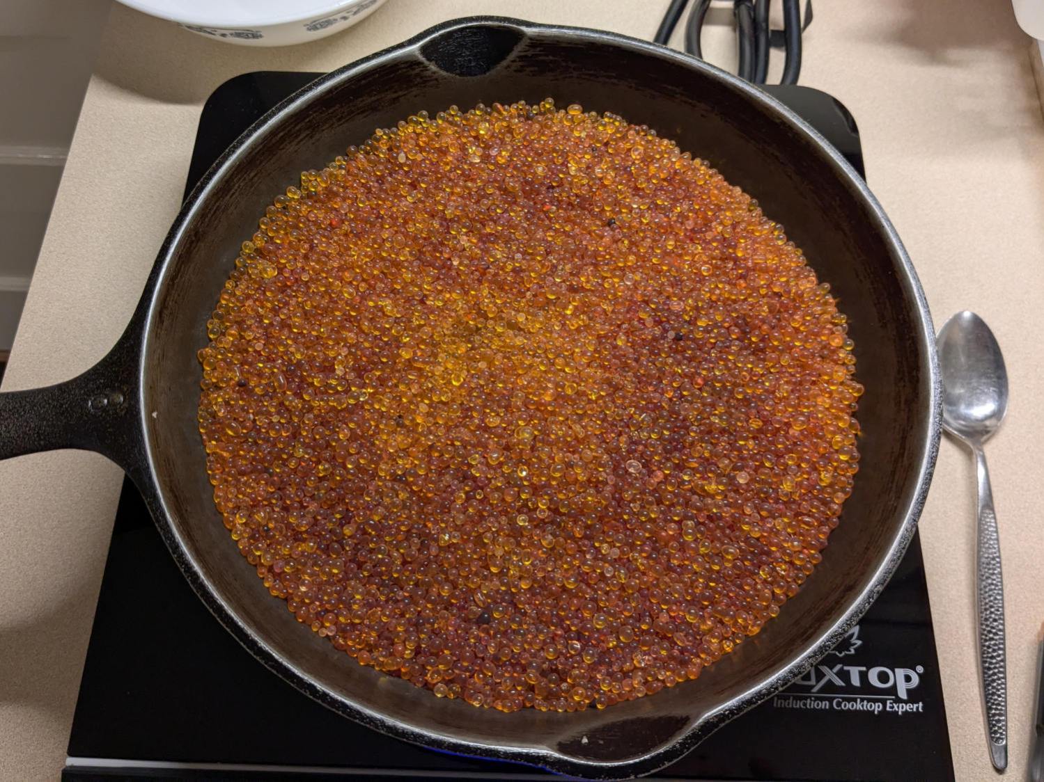 Silica gel beads - drying