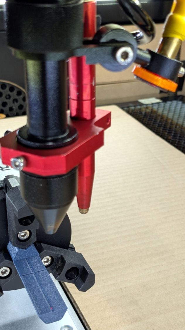 Ortur Rotary Focus Pad - gantry positioning