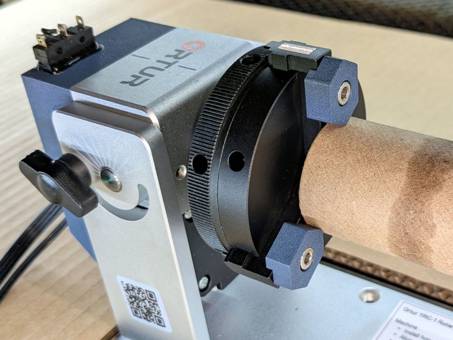 Ortur Rotary - small printed jaws