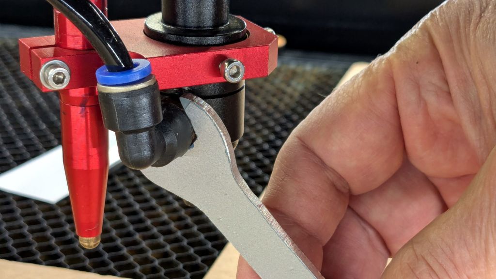 OMTech Laser Cutter: Custom Air Fitting Wrench