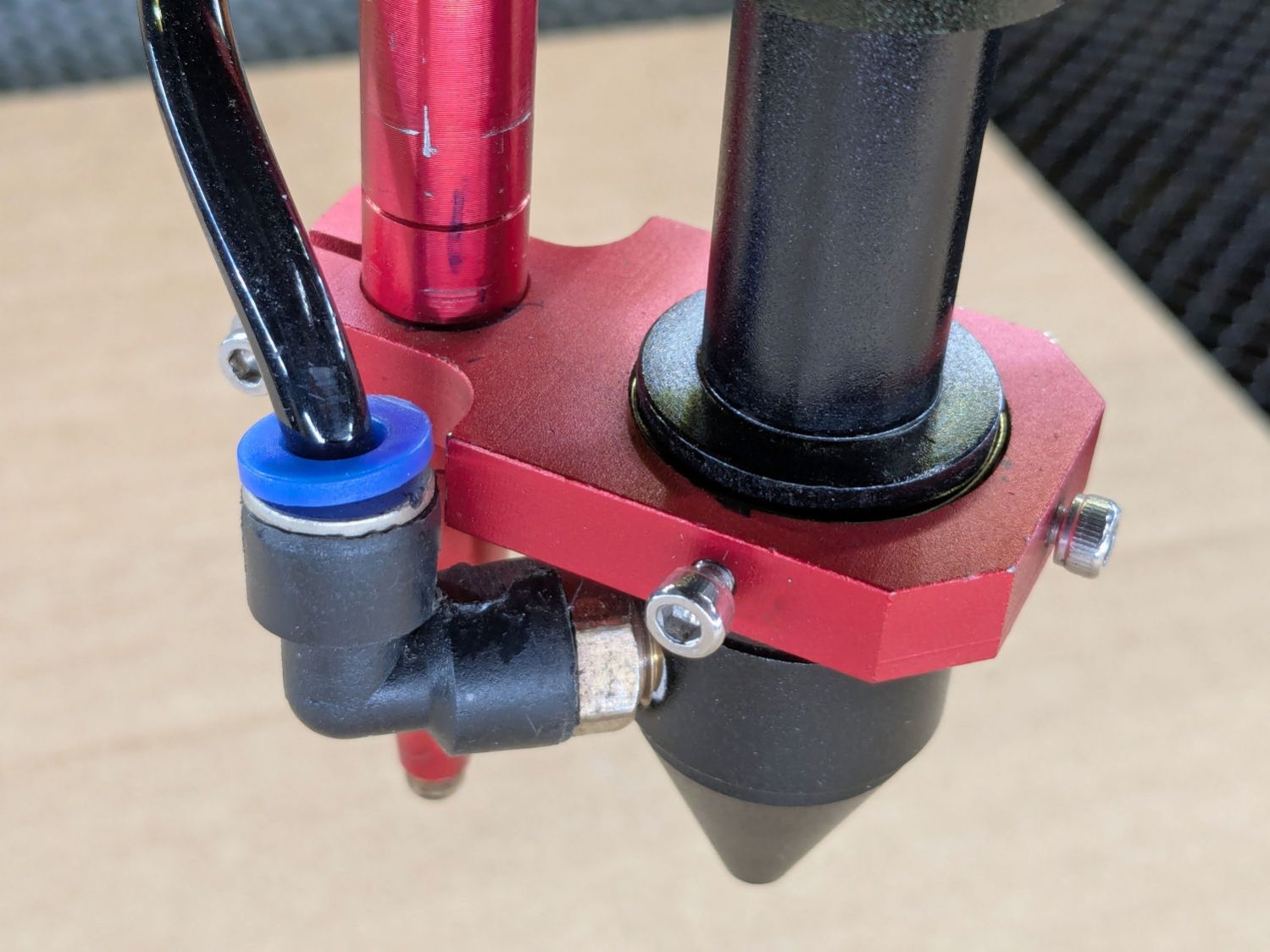 Laser head - assist air vs focus pen