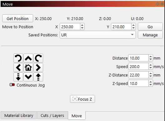 LightBurn - Move window UR position