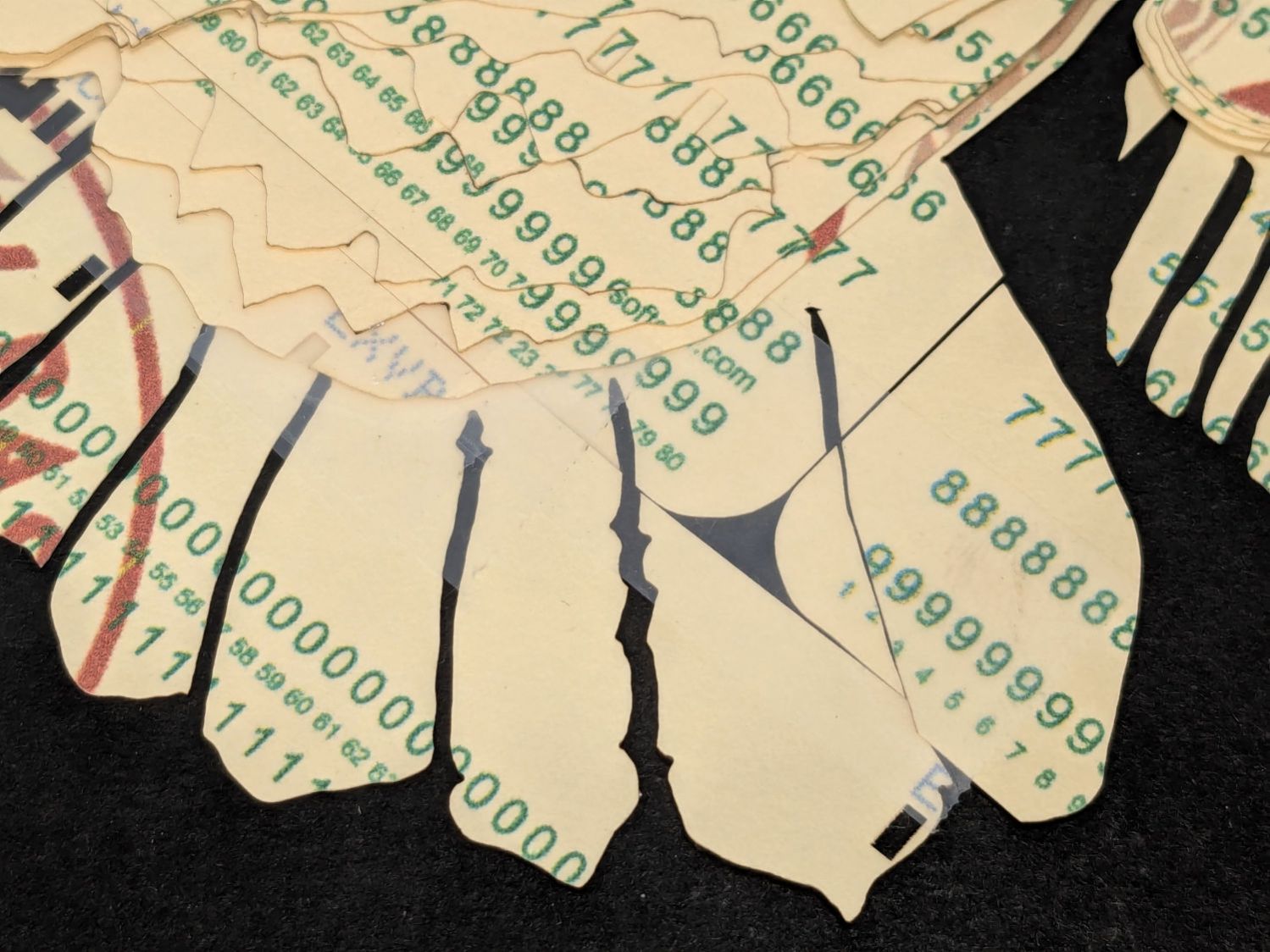 Apollo 11 Eagle patch - layer test - tail