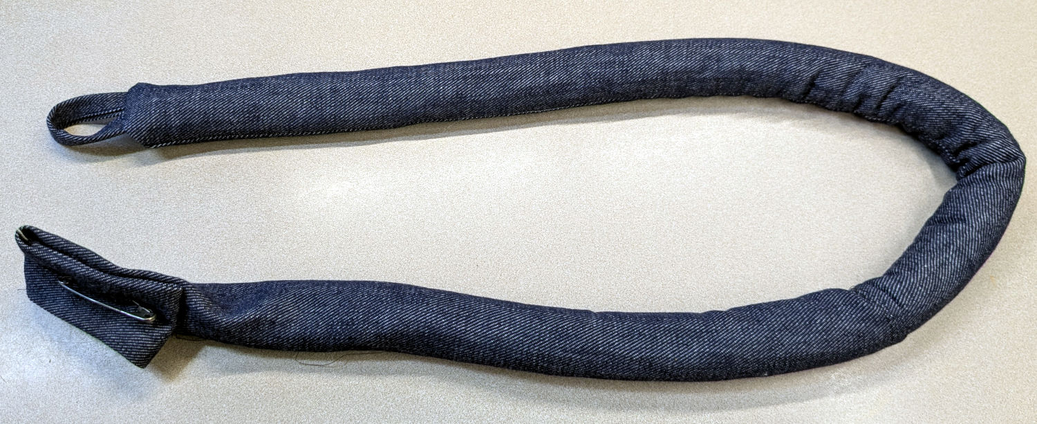 Longarm fabric frame weight