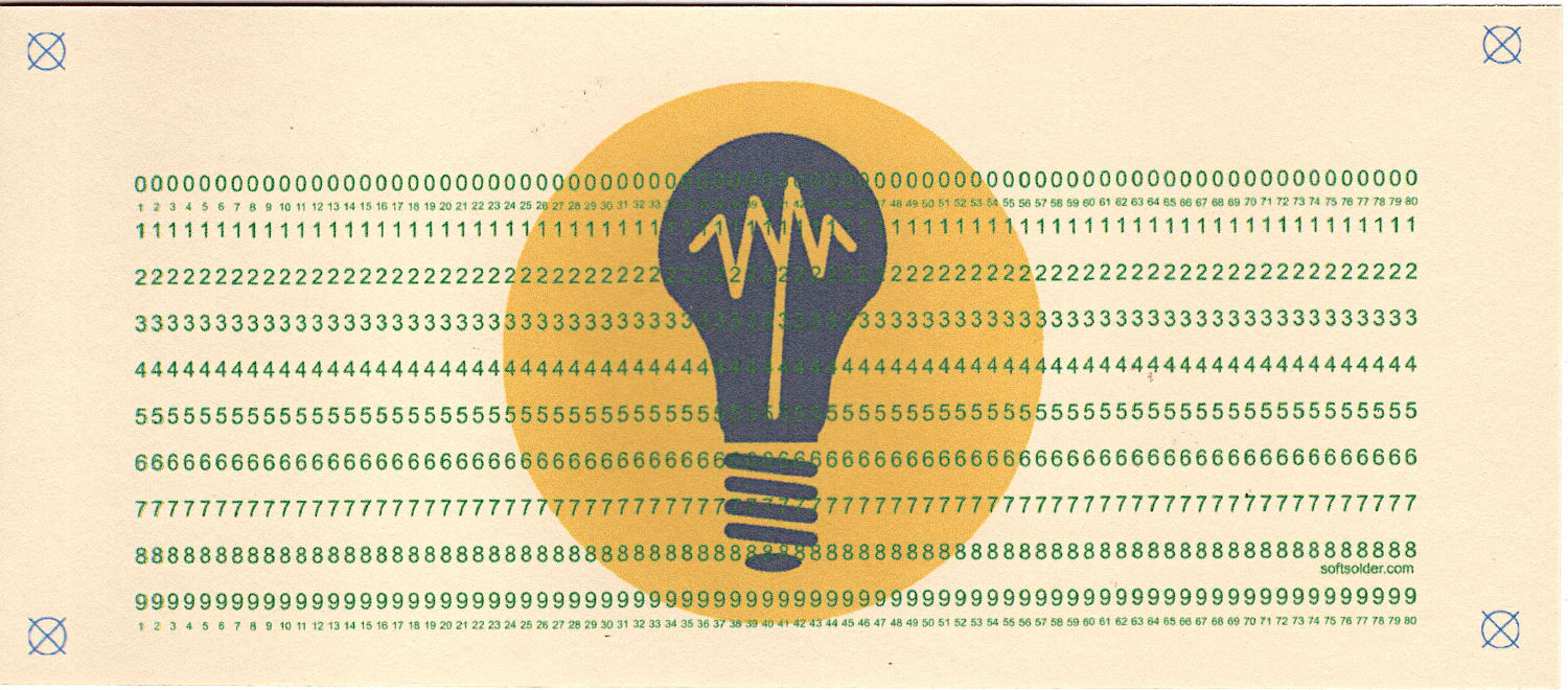 Test Card 1 - unpunched