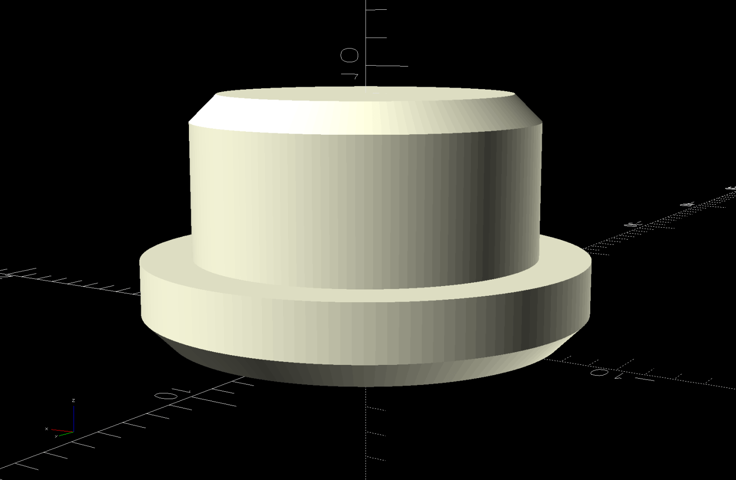 Clothes Rack Screw Covers - solid model