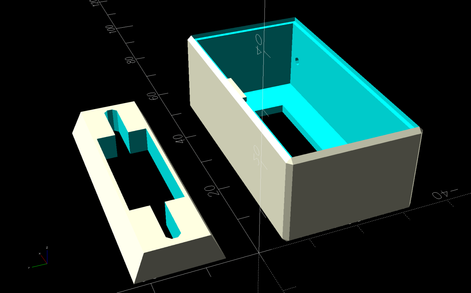 LED Lamp Driver case - switch housing - build solid model