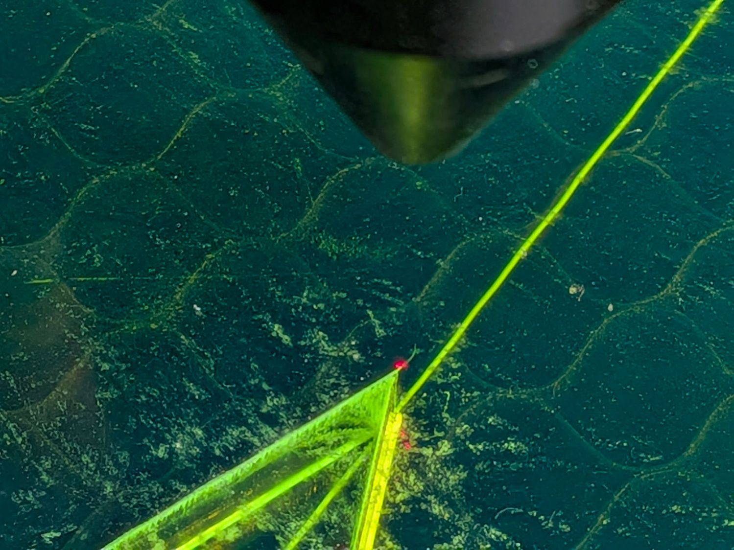 Star quilting ruler - laser point alignment