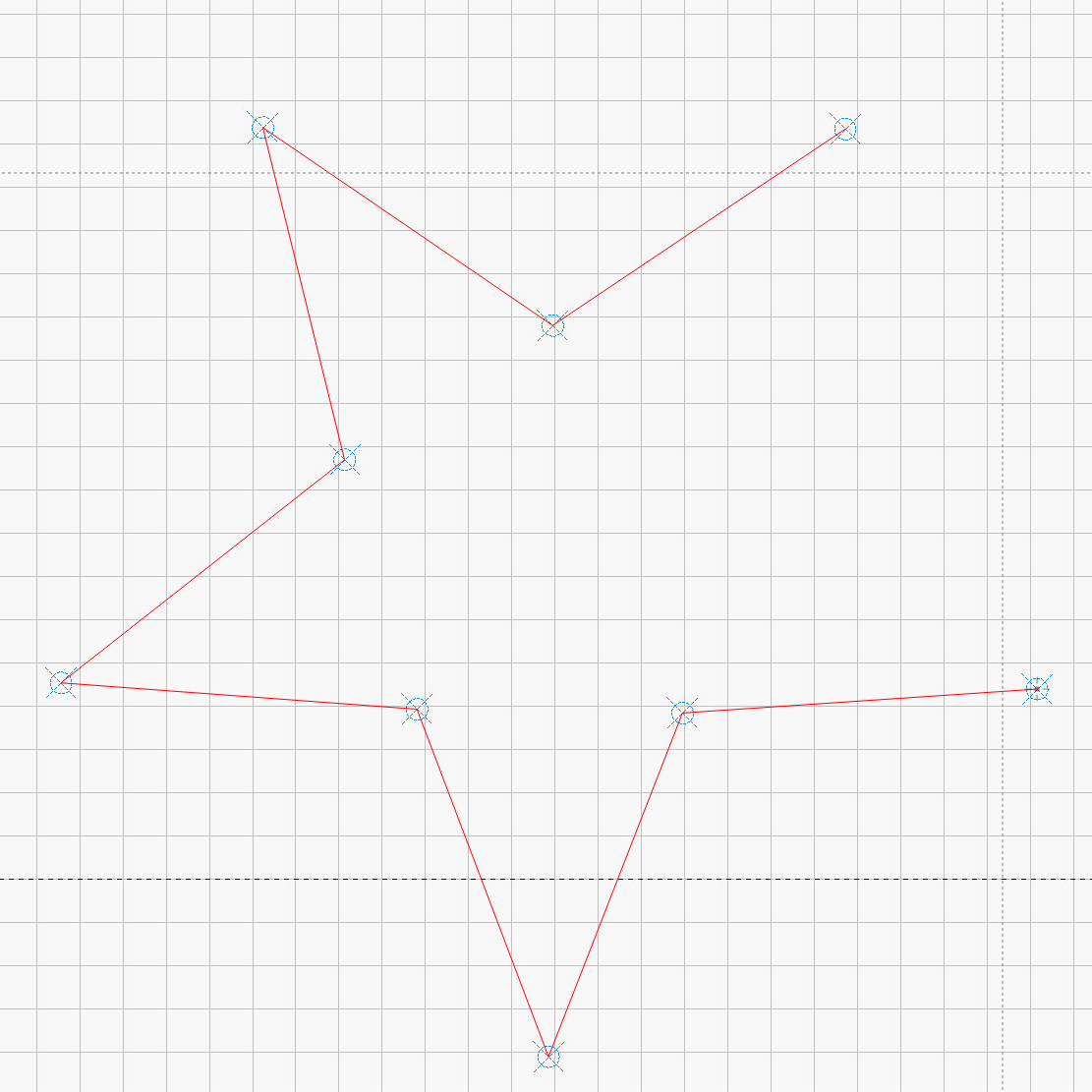Star Ruler Re-cutting - LightBurn layout