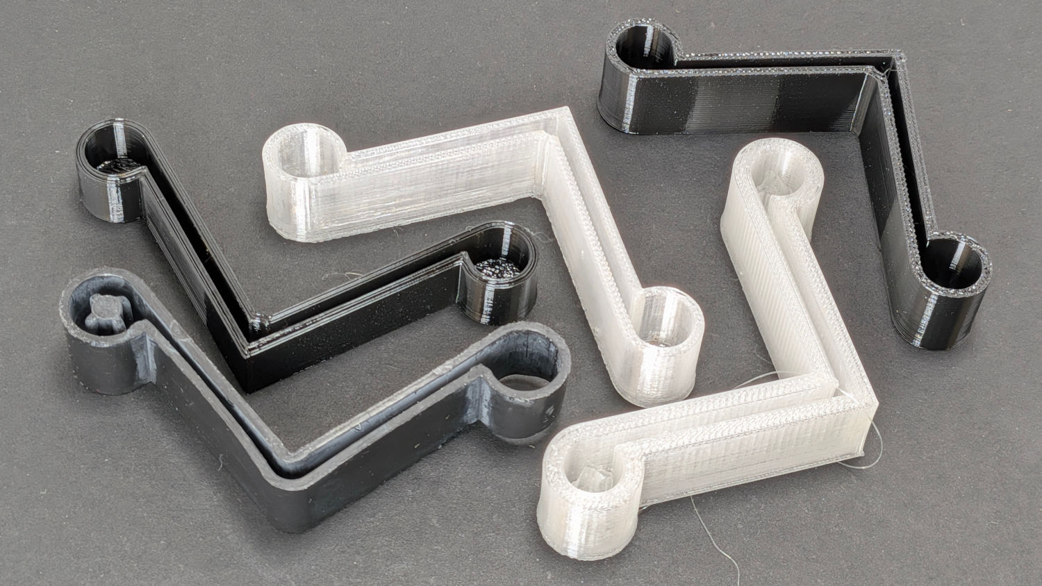 Steel Shelving Foot Pads - test pieces