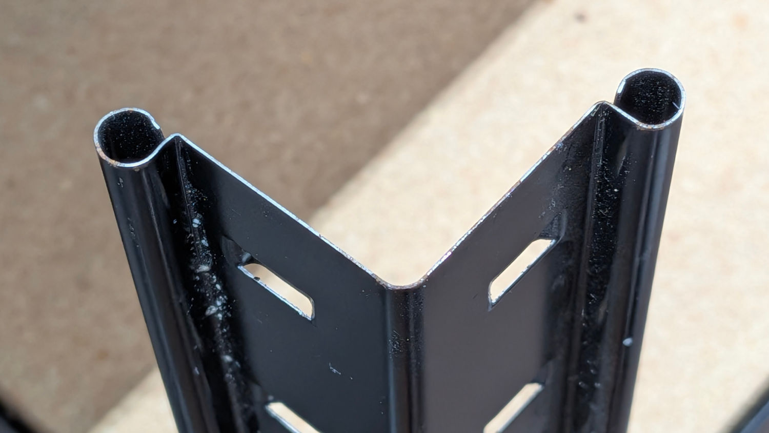 Steel Shelving Foot Pads - post shape