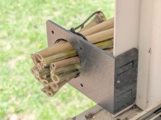 Window Mount for Bamboo Bee Tunnel Nests