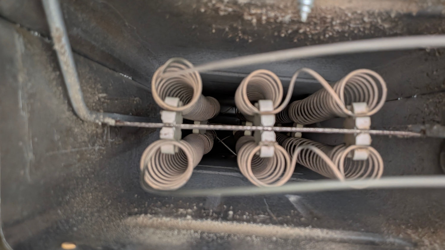 Whirlpool Clothes Dryer - heater duct interior