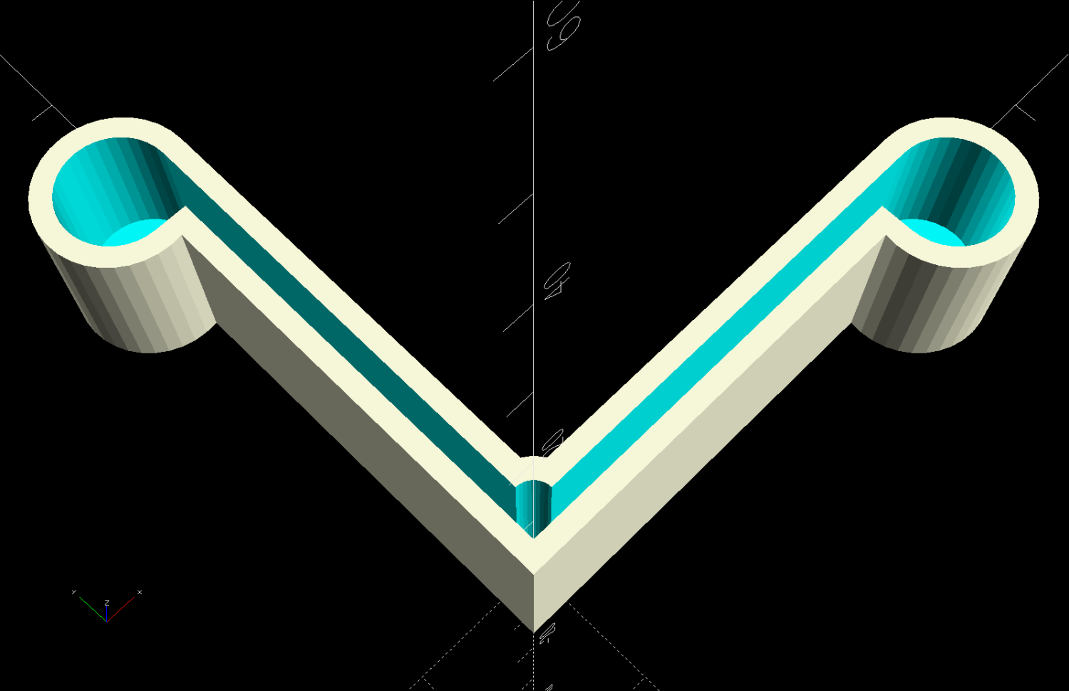 Steel Shelving Foot Pads - no pegs - solid model