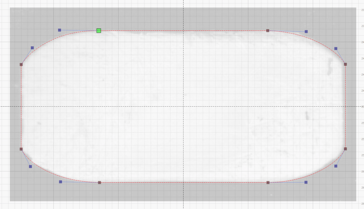Patio Table Foot - LightBurn layout