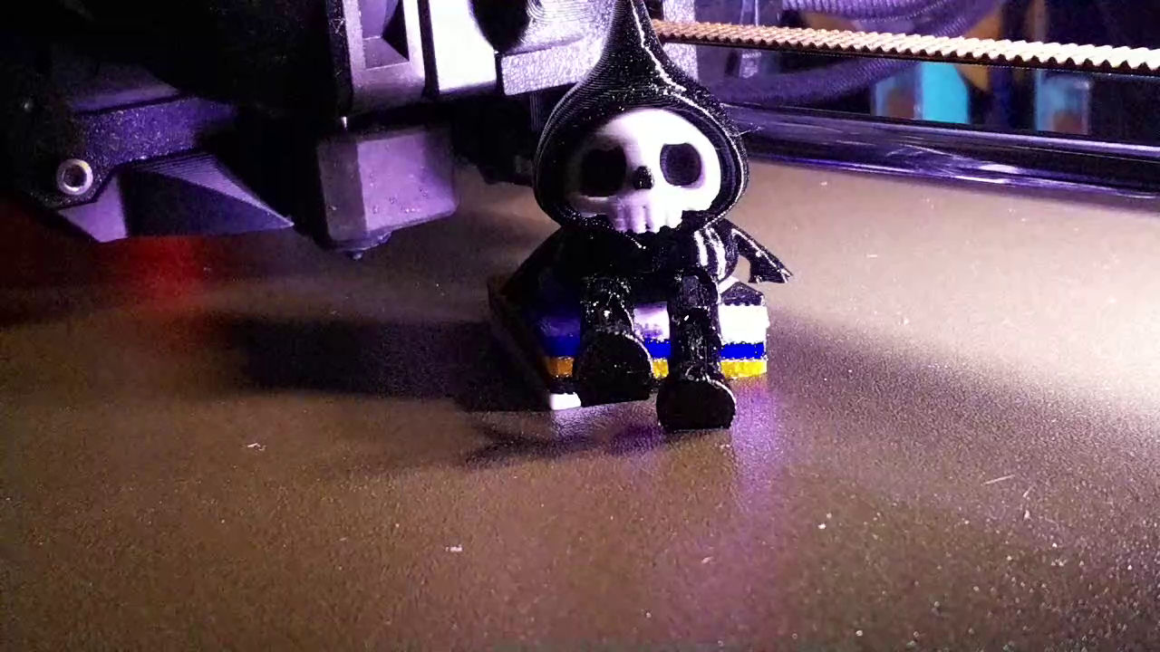 Prusa MK4 - Extruder sidelight - low-light view