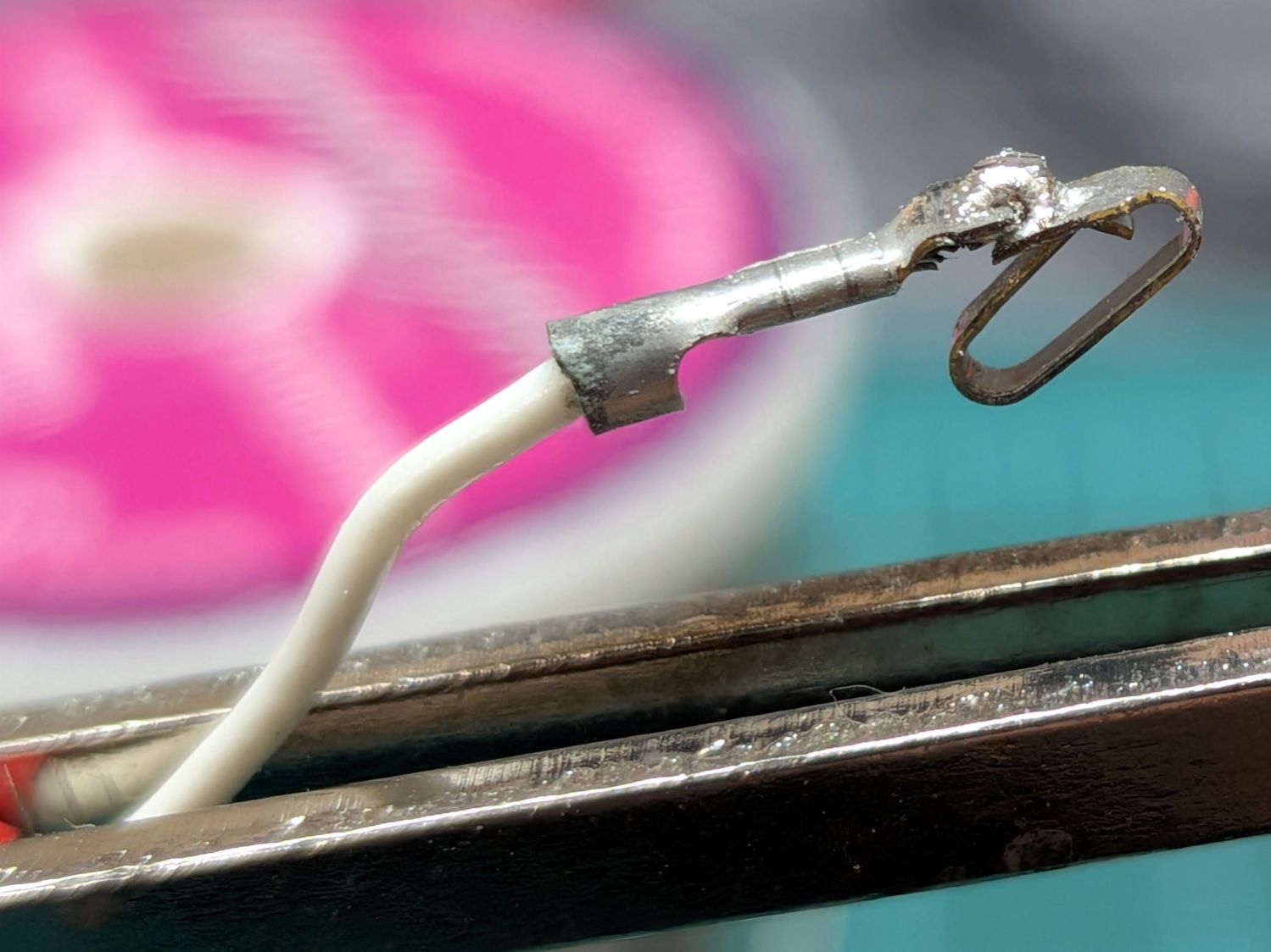 Branson 200 Ultrasonic Cleaner - soldered contact
