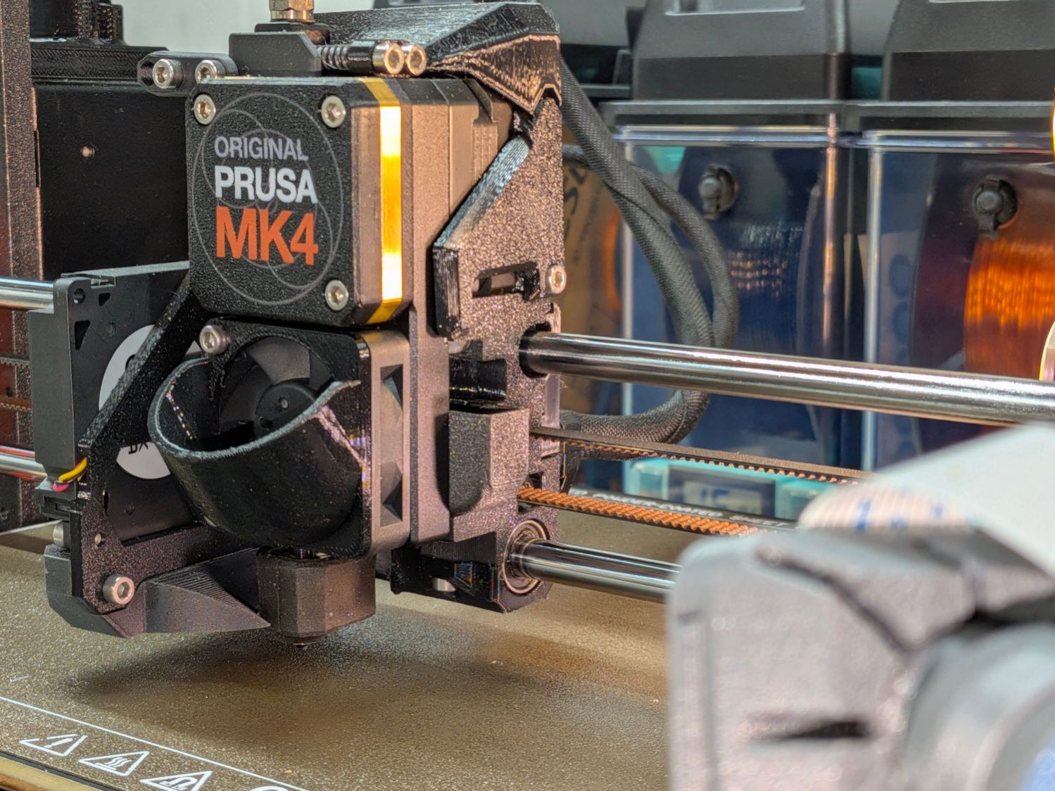 Prusa MK4 - Extruder sidelight - camera overview