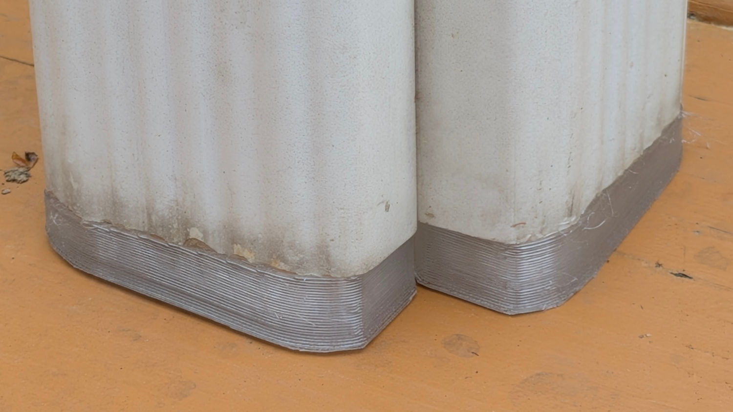 Patio Table Feet - installed
