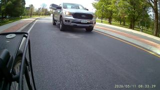 Raymond Avenue: Bikes In Lane