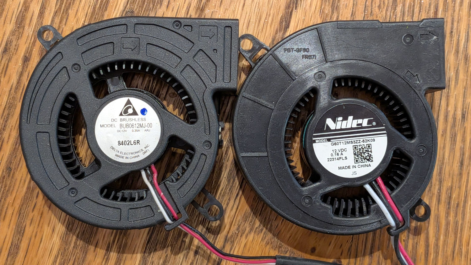 Samsung dishwasher - OEM vs new fan