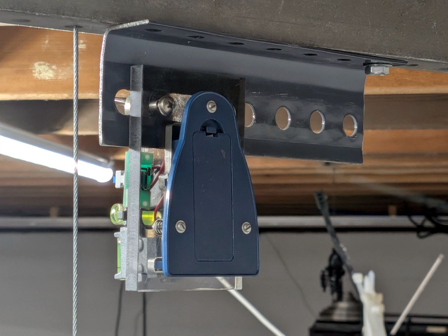 Sherline laser aligner - rear view