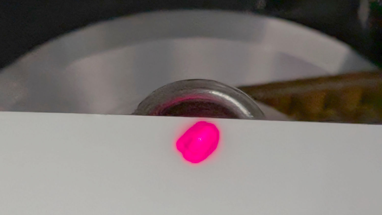 Sherline laser aligner - beam at spindle top