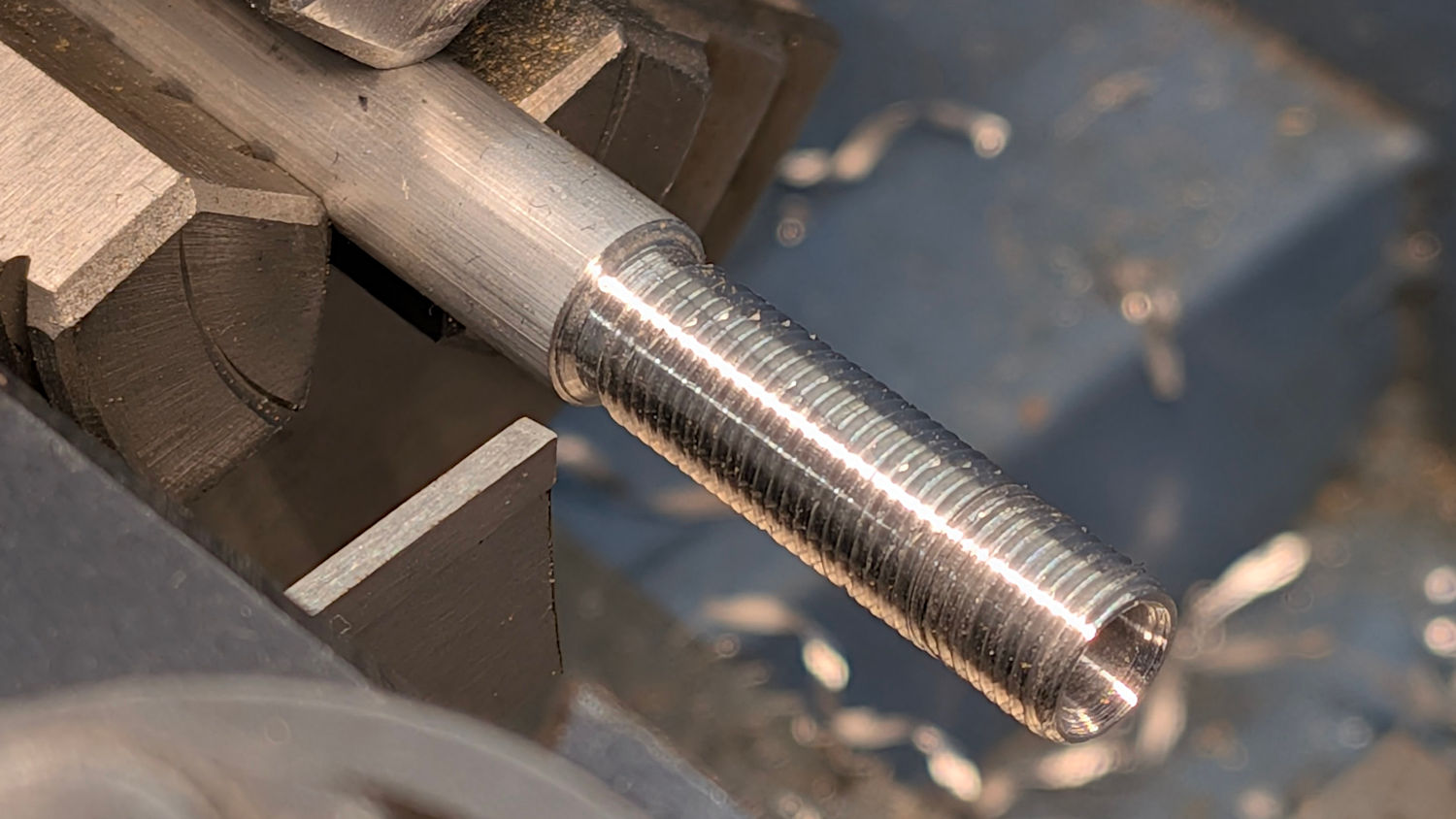 Dremel Collet Chuck Handle - lathe work