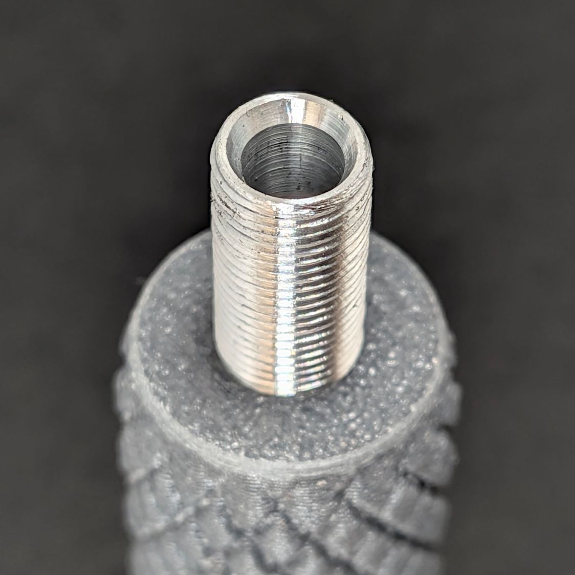 Dremel Collet Chuck Handle - threaded body recess
