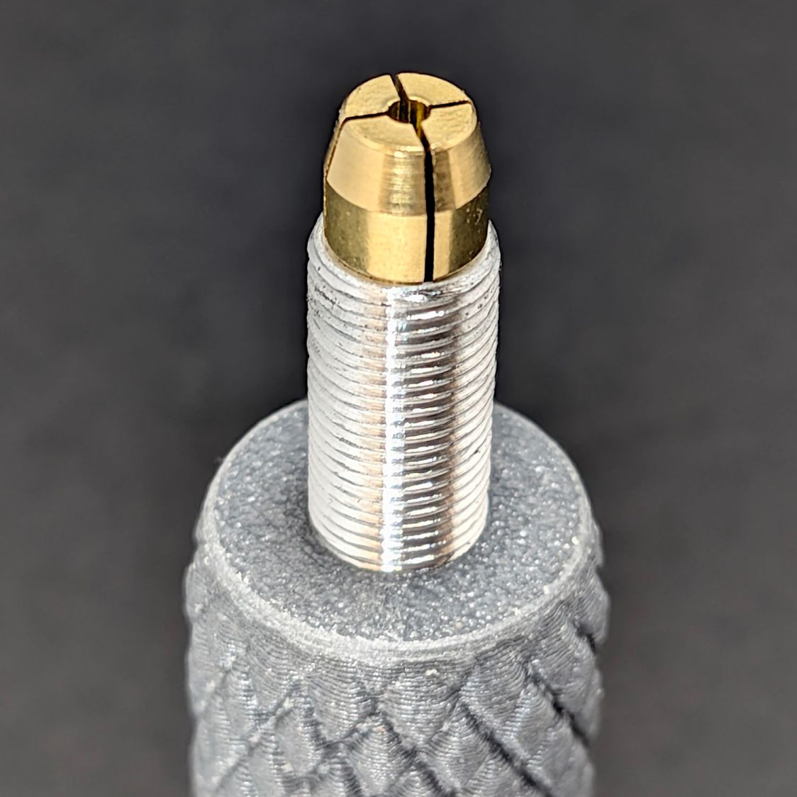 Dremel Collet Chuck Handle - collet installed