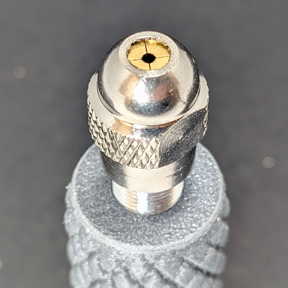 Dremel Collet Chuck Handle - threaded body - nut installed