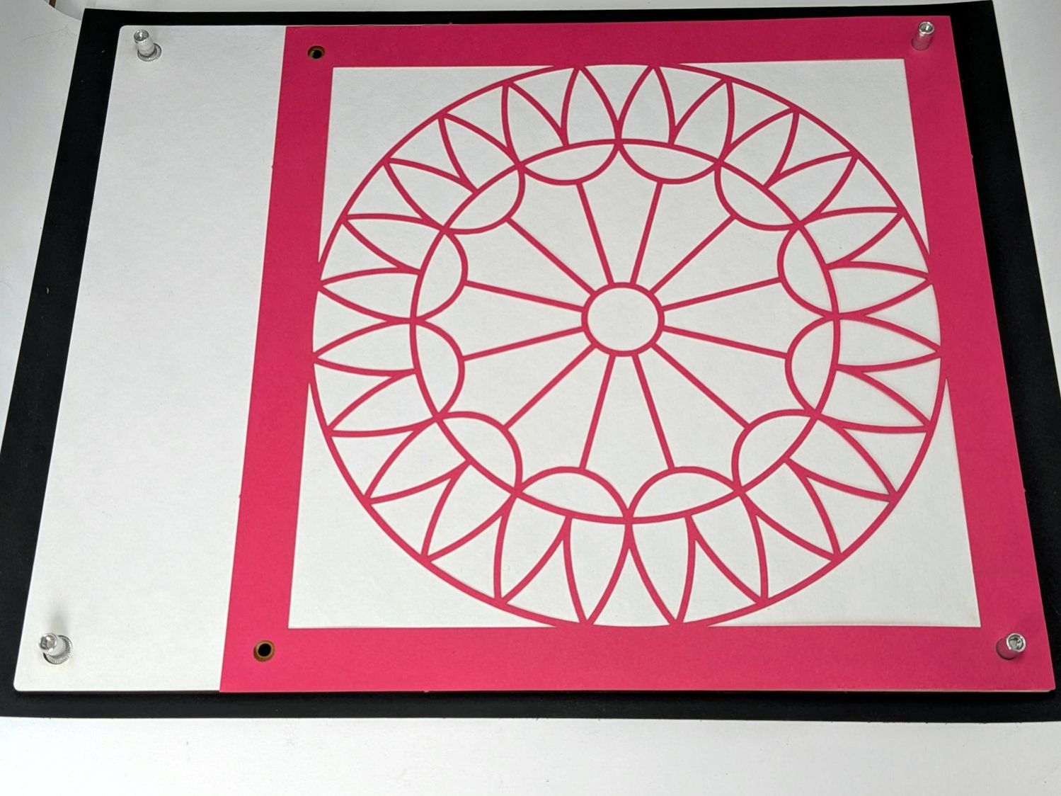Layered Paper 8×10in Gluing Fixture - block