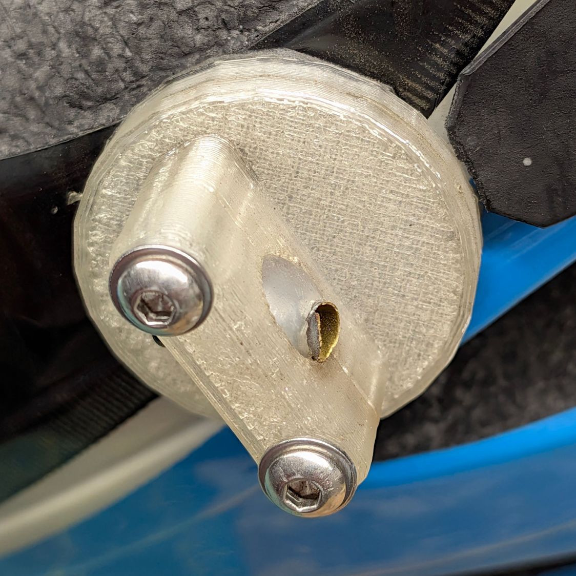 Helmet Mirror Ball Mount - broken shaft