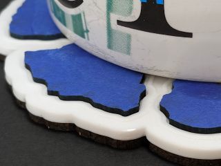 Smashed Glass Coasters: Chipboard Variation