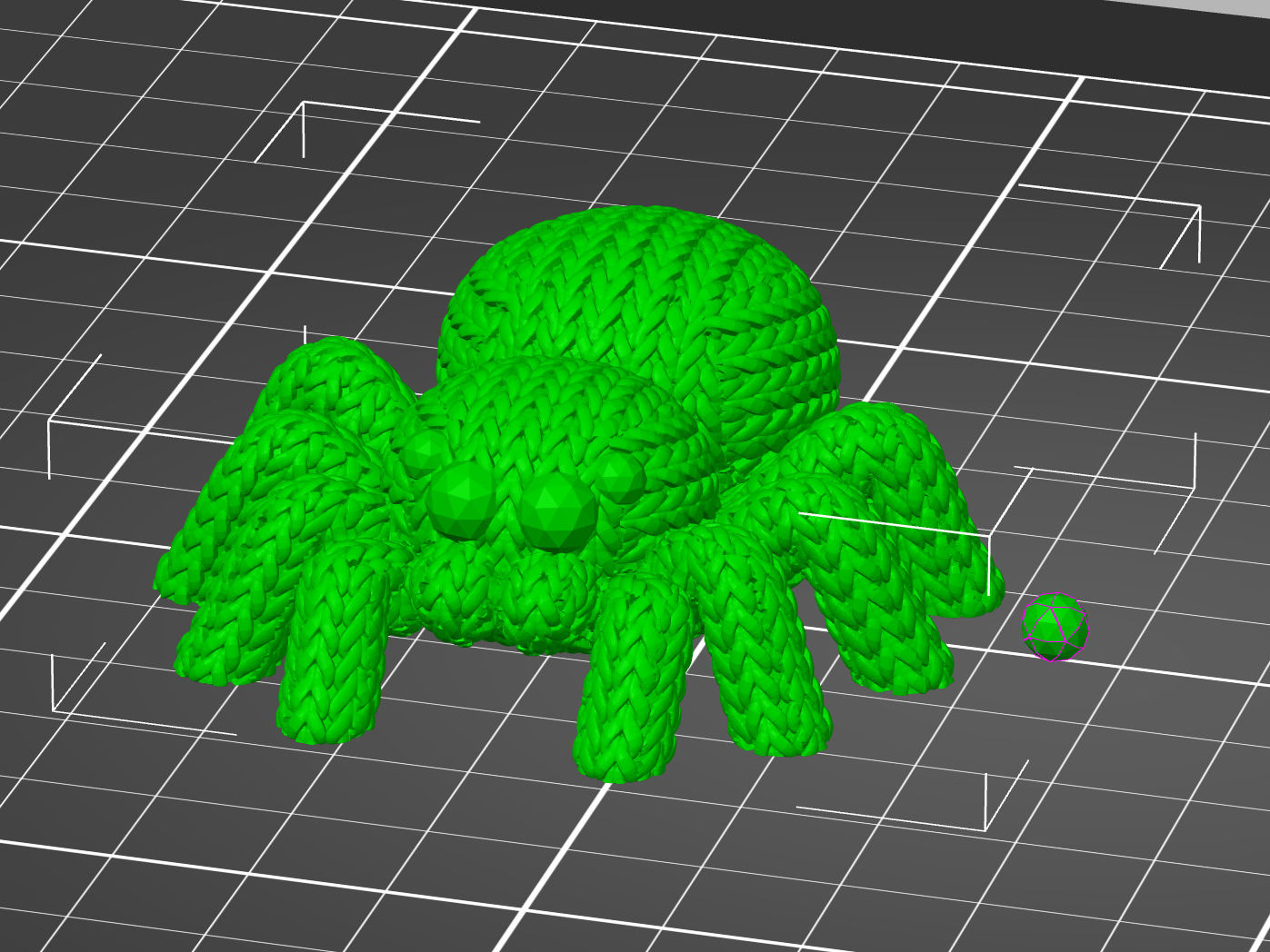 Knitted Spider - merged models