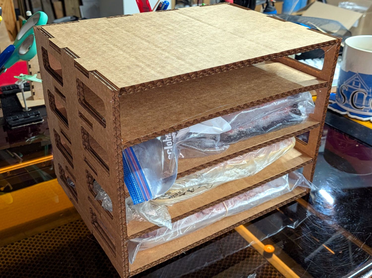 Freezer Tray Rack - test fit